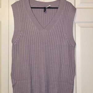 Lavender sweater vest
